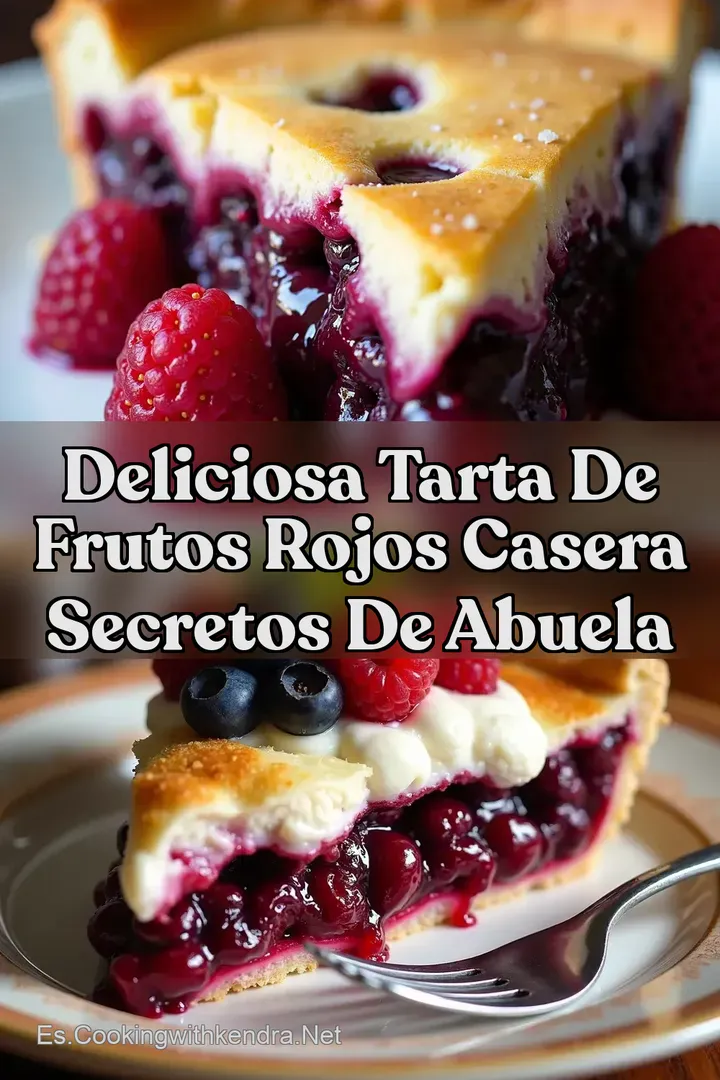 Deliciosa Tarta de Frutos Rojos Casera Secretos de Abuela