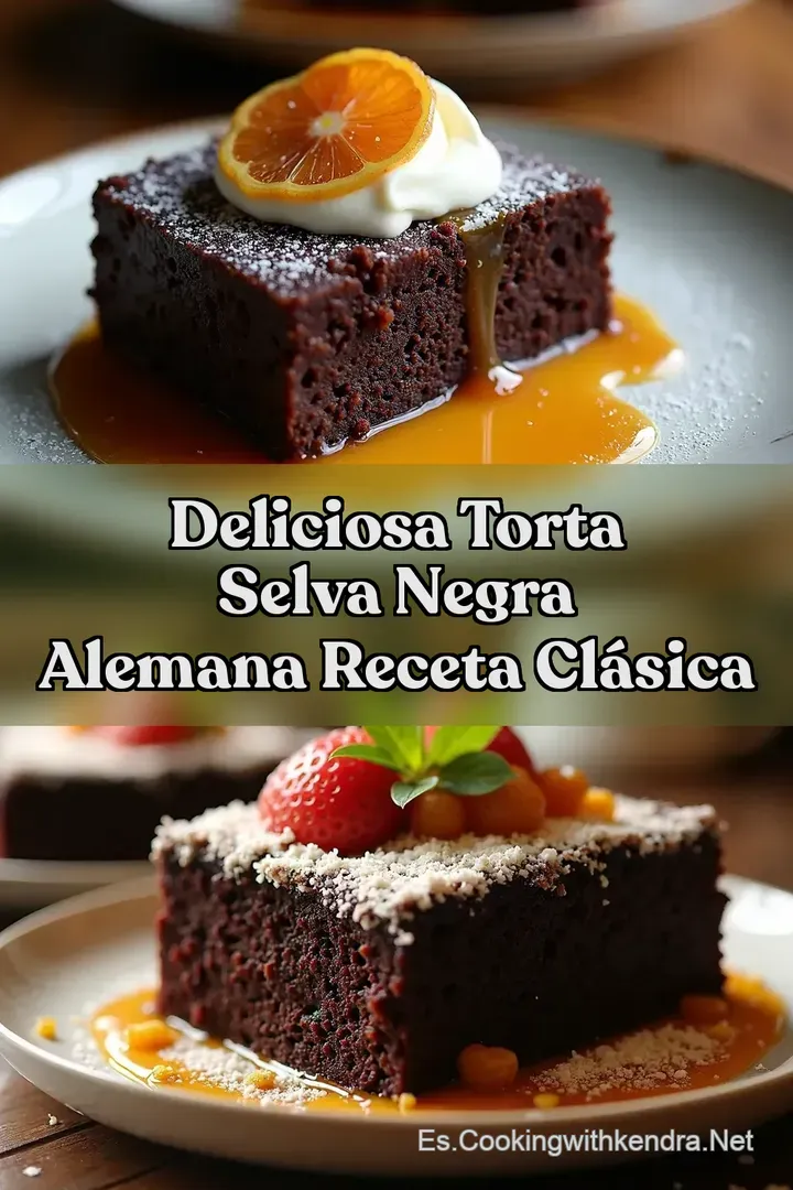 Deliciosa Torta Selva Negra Alemana Receta Cl&aacute;sica