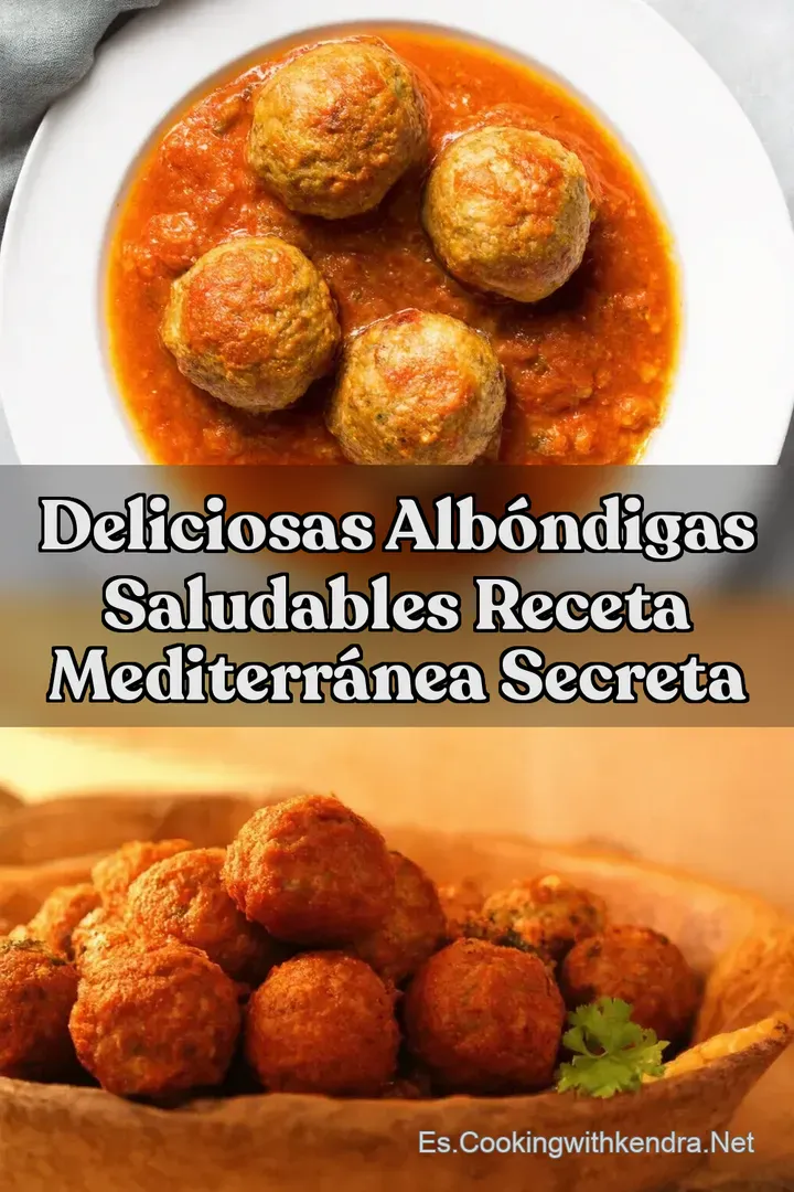 Deliciosas Alb&oacute;ndigas Saludables Receta Mediterr&aacute;nea Secreta