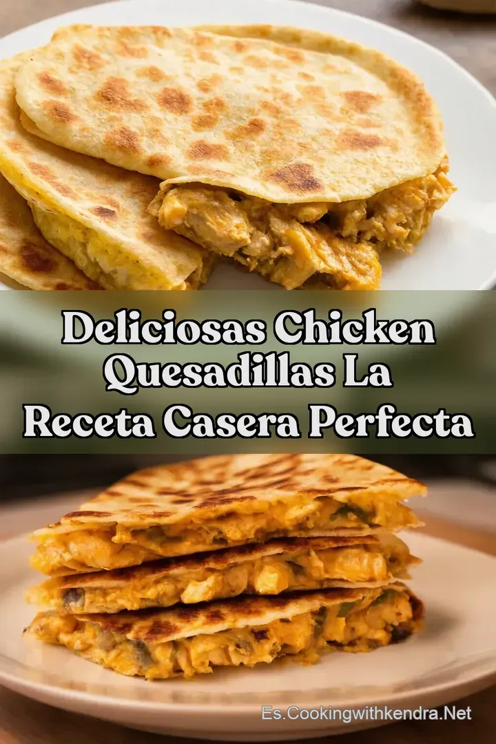 Deliciosas Chicken Quesadillas La Receta Casera Perfecta