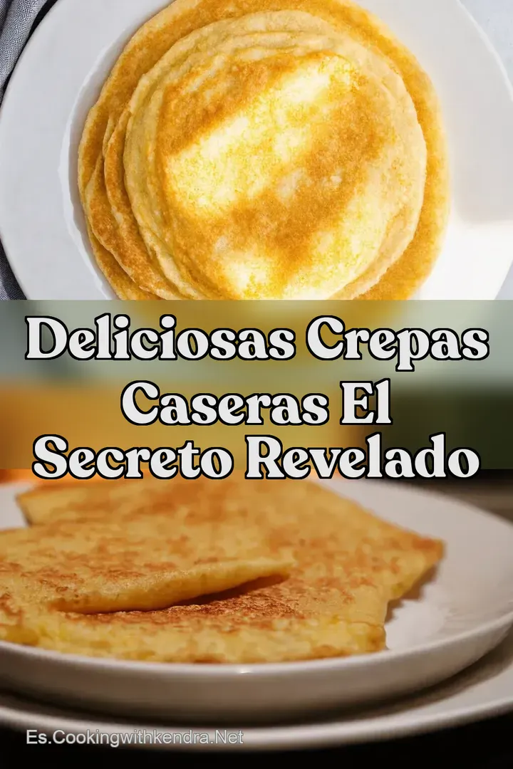 Deliciosas Crepas Caseras El Secreto Revelado