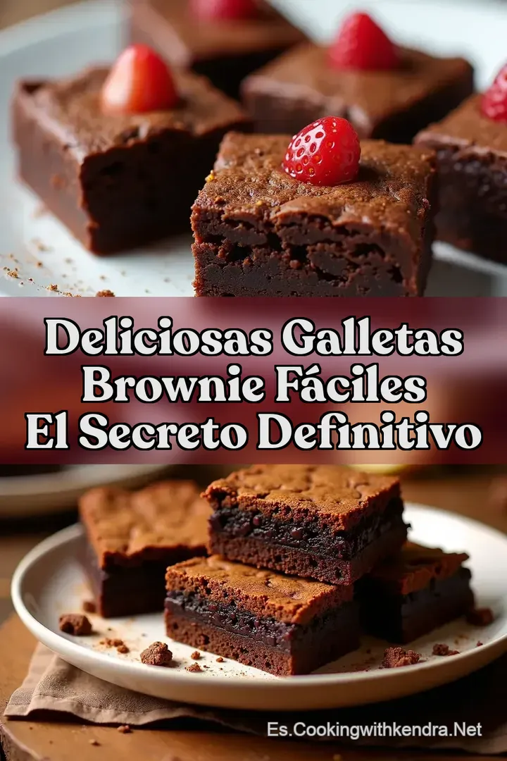 Deliciosas Galletas Brownie F&aacute;ciles El Secreto Definitivo
