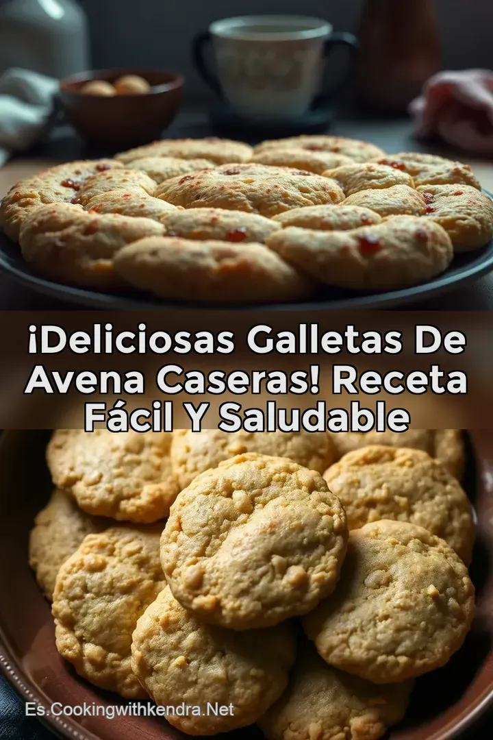 &iexcl;Deliciosas Galletas de Avena Caseras! Receta F&aacute;cil y Saludable