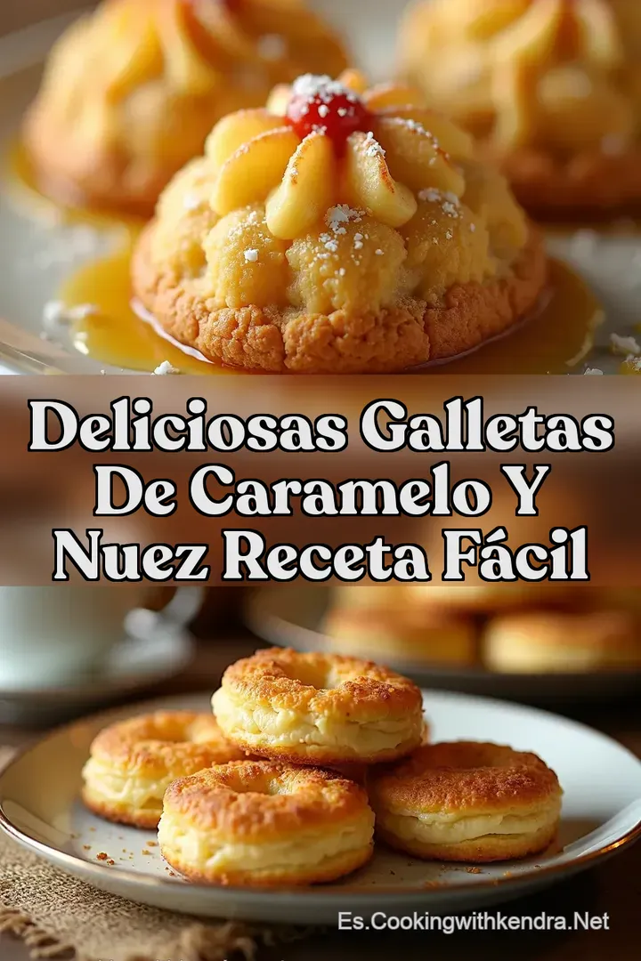Deliciosas Galletas de Caramelo y Nuez Receta F&aacute;cil