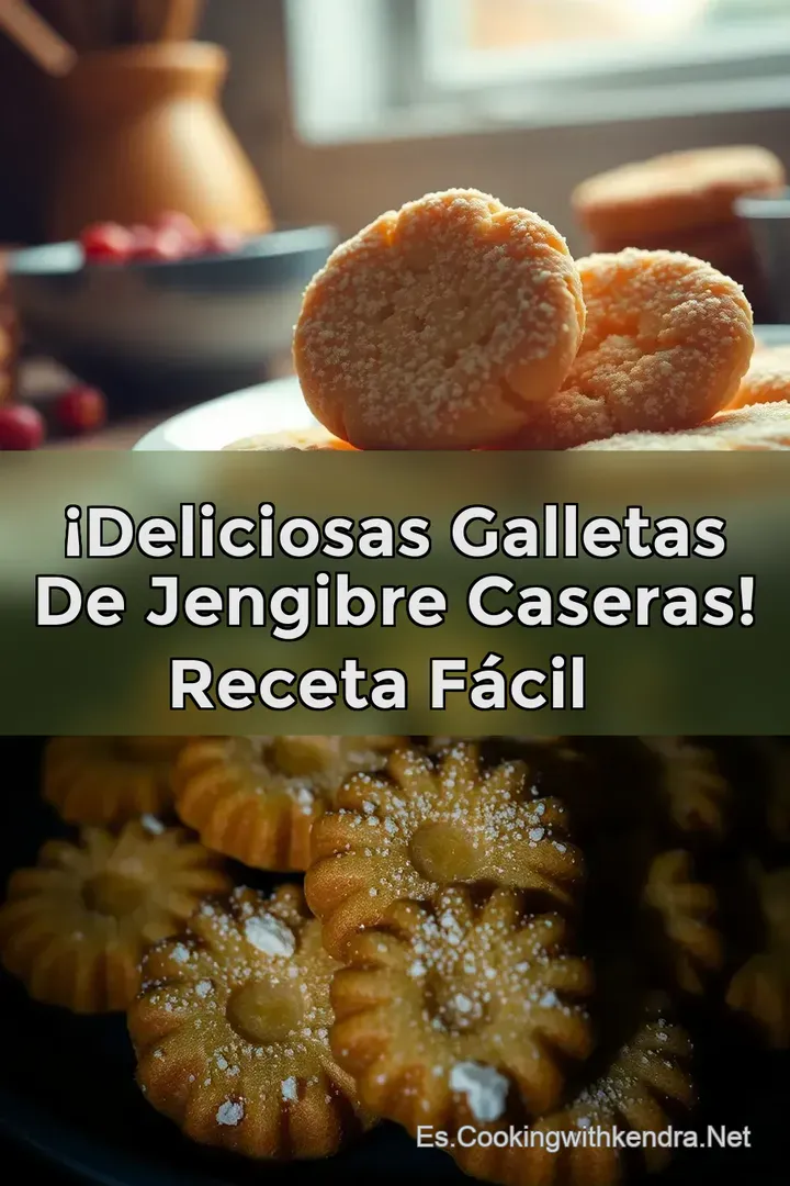 &iexcl;Deliciosas Galletas de Jengibre Caseras! Receta F&aacute;cil ✨