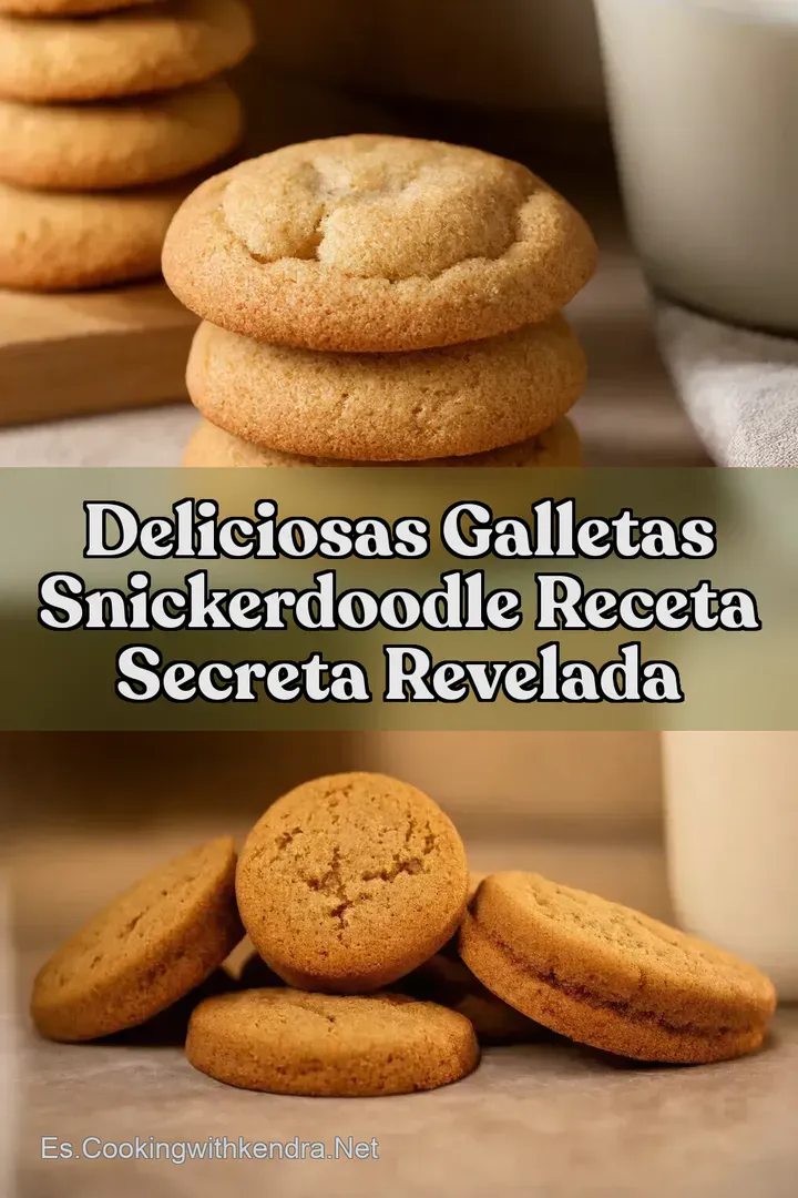 Deliciosas Galletas Snickerdoodle Receta Secreta Revelada