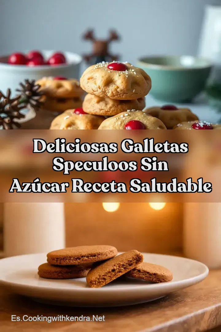 Deliciosas Galletas Speculoos Sin Az&uacute;car Receta Saludable
