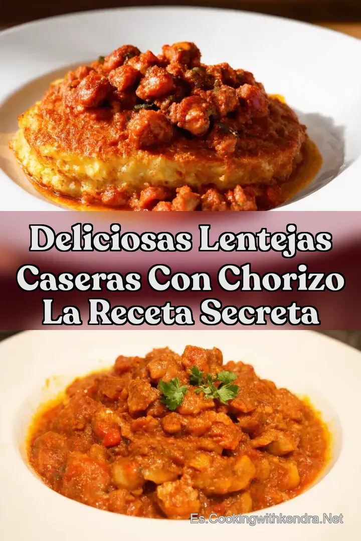 Deliciosas Lentejas Caseras con Chorizo La Receta Secreta