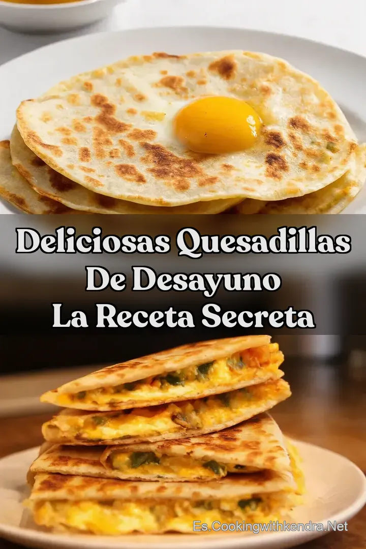 Deliciosas Quesadillas de Desayuno La Receta Secreta