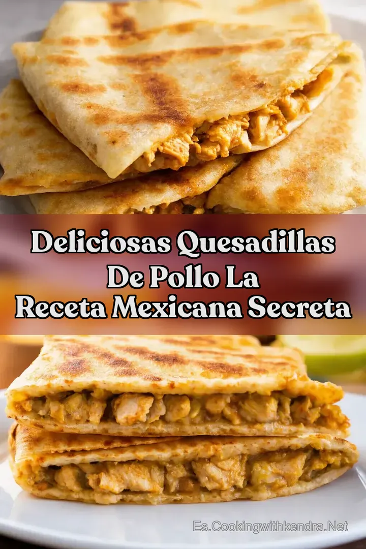 Deliciosas Quesadillas de Pollo La Receta Mexicana Secreta