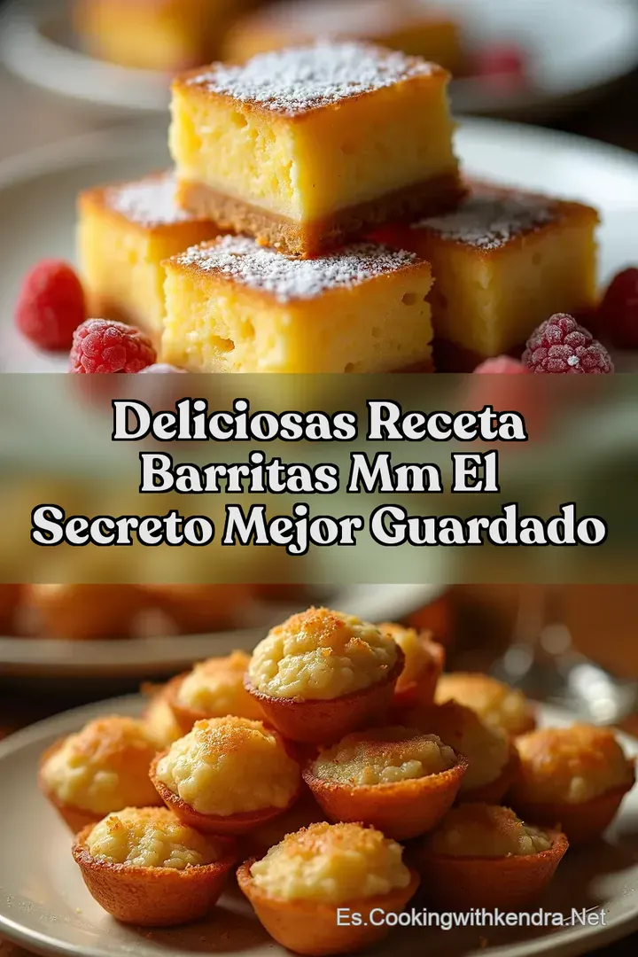 Deliciosas Receta Barritas MM El Secreto Mejor Guardado