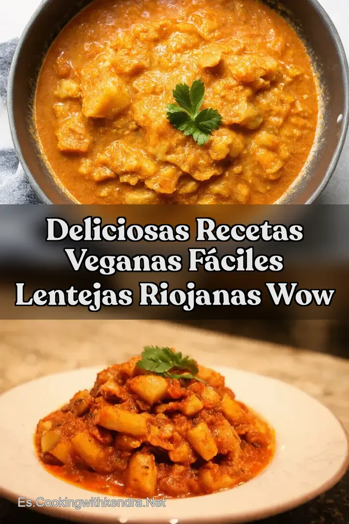 Deliciosas Recetas Veganas F&aacute;ciles Lentejas Riojanas WOW