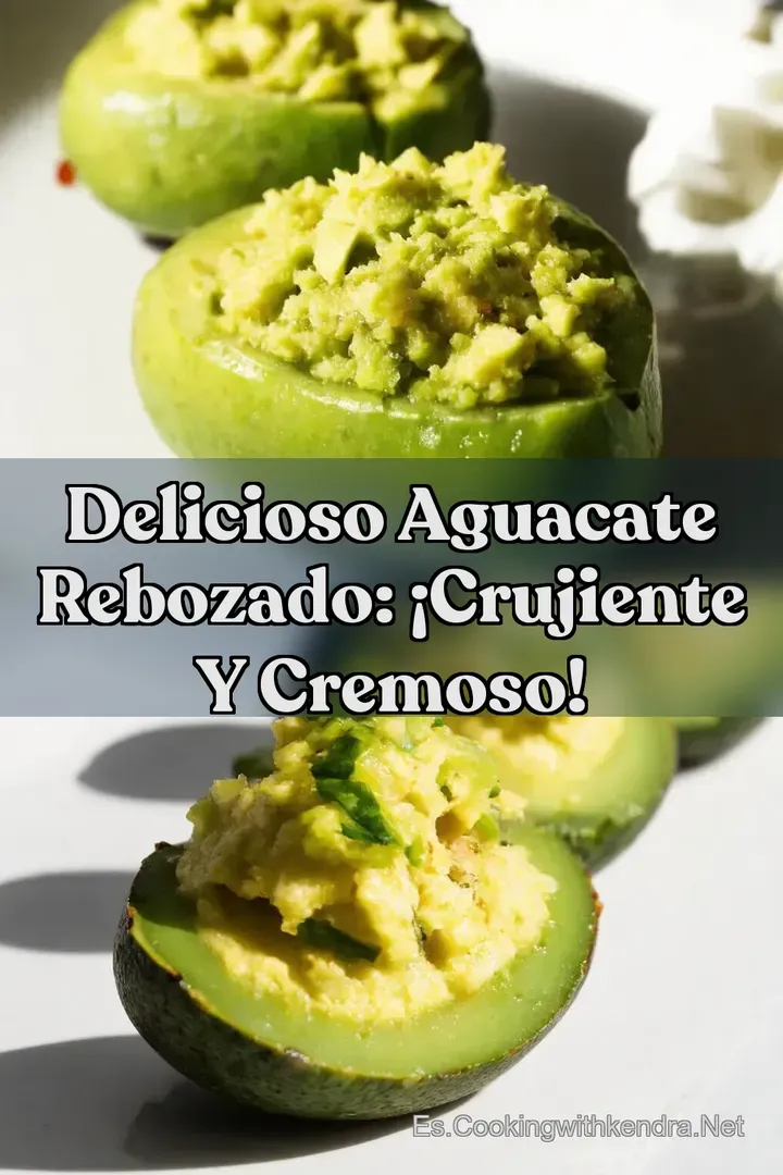 Delicioso Aguacate Rebozado: &iexcl;Crujiente y Cremoso!