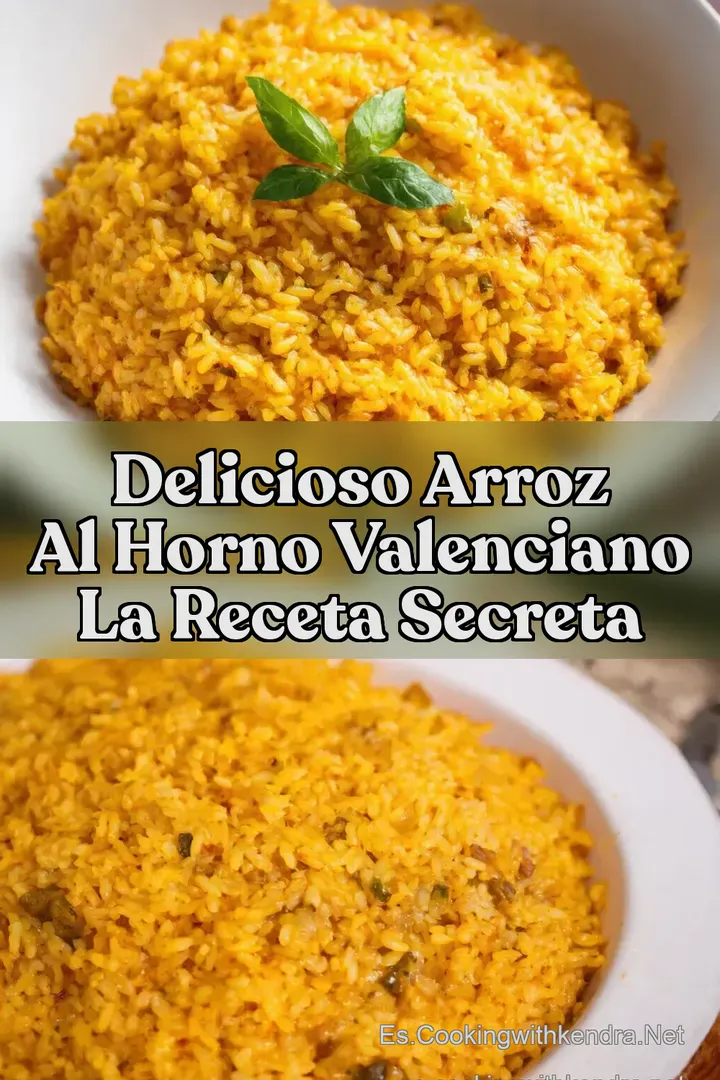 Delicioso Arroz al Horno Valenciano La Receta Secreta