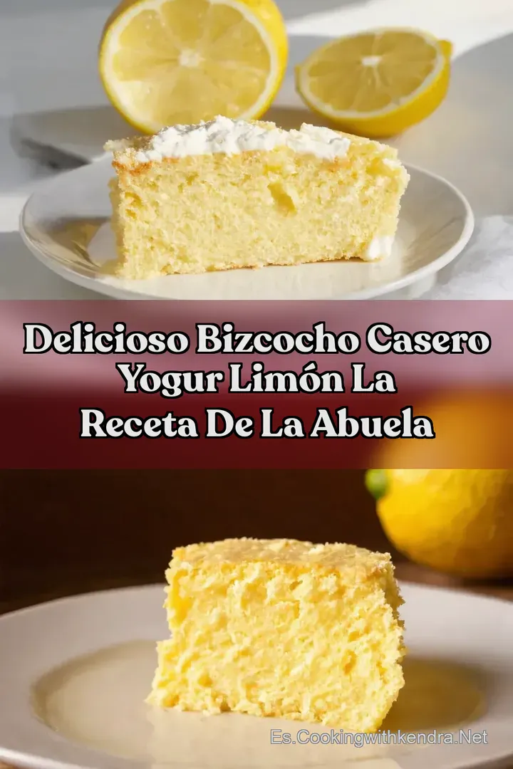 Delicioso Bizcocho Casero Yogur Lim&oacute;n La Receta de la Abuela