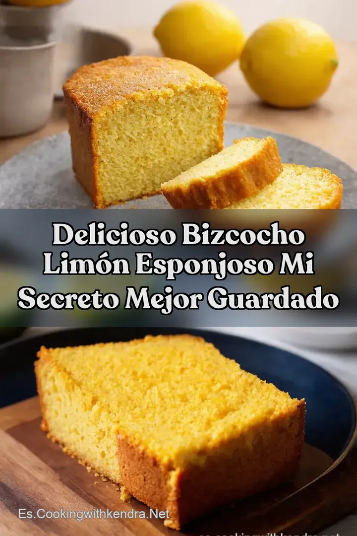 Delicioso Bizcocho Lim&oacute;n Esponjoso Mi Secreto Mejor Guardado