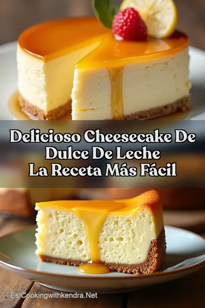 Delicioso Cheesecake de Dulce de Leche La Receta M&aacute;s F&aacute;cil
