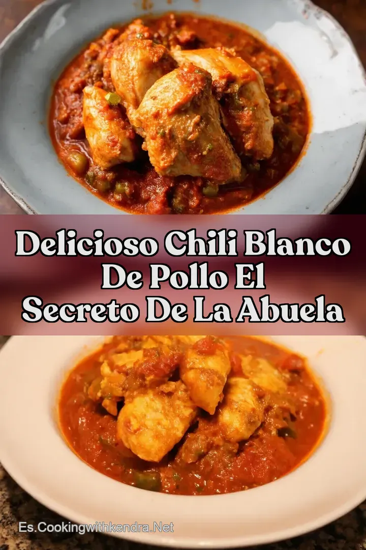 Delicioso Chili Blanco de Pollo El Secreto de la Abuela