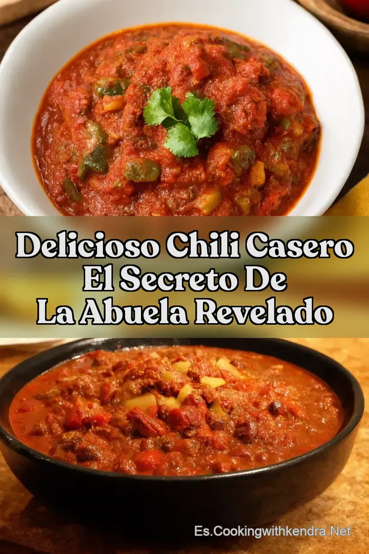 Delicioso Chili Casero El Secreto de la Abuela Revelado