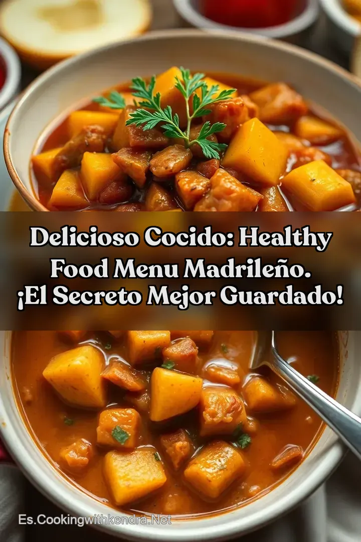 Delicioso Cocido: Healthy Food Menu Madrile&ntilde;o. &iexcl;El Secreto Mejor Guardado!