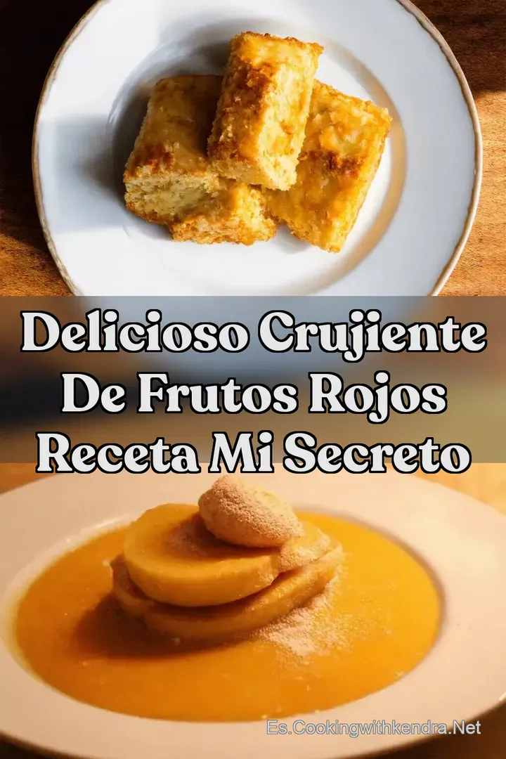 Delicioso Crujiente De Frutos Rojos Receta Mi Secreto