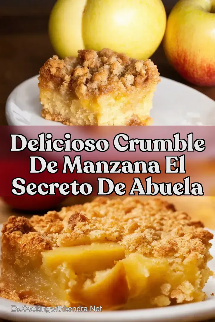 Delicioso Crumble de Manzana El Secreto de Abuela