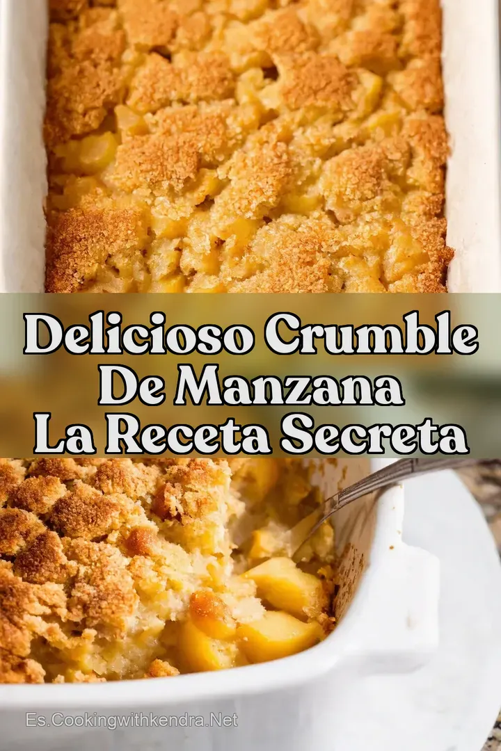 Delicioso Crumble de Manzana La Receta Secreta