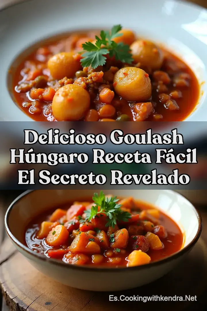Delicioso Goulash H&uacute;ngaro Receta F&aacute;cil El Secreto Revelado
