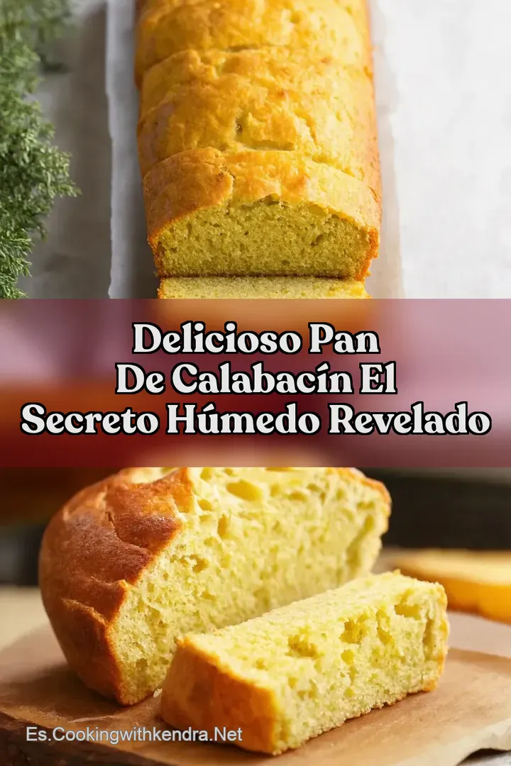 Delicioso Pan de Calabac&iacute;n El Secreto H&uacute;medo Revelado