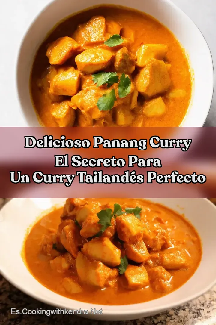 Delicioso Panang Curry El Secreto para un Curry Tailand&eacute;s Perfecto