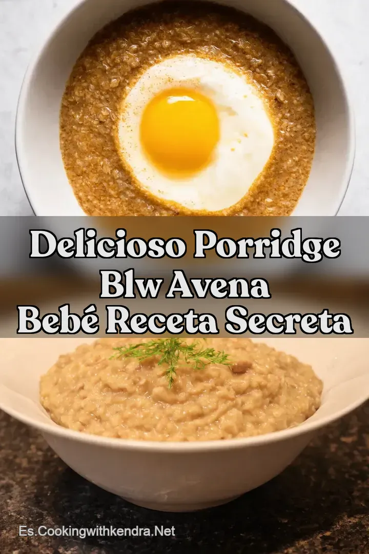 Delicioso Porridge BLW Avena Beb&eacute; Receta Secreta