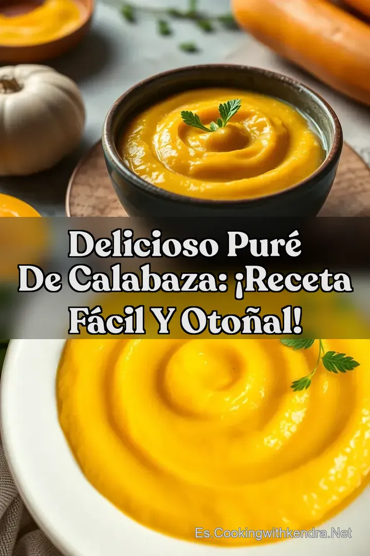 Delicioso Pur&eacute; de Calabaza: &iexcl;Receta F&aacute;cil y Oto&ntilde;al!