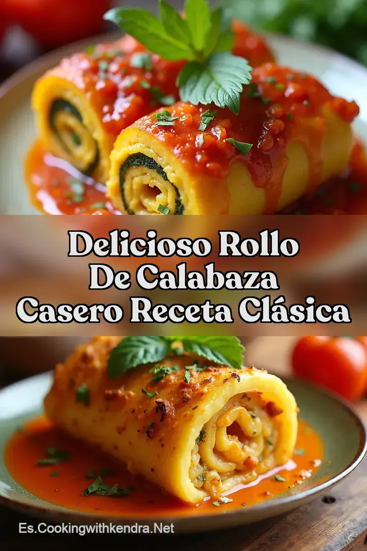 Delicioso Rollo de Calabaza Casero Receta Cl&aacute;sica