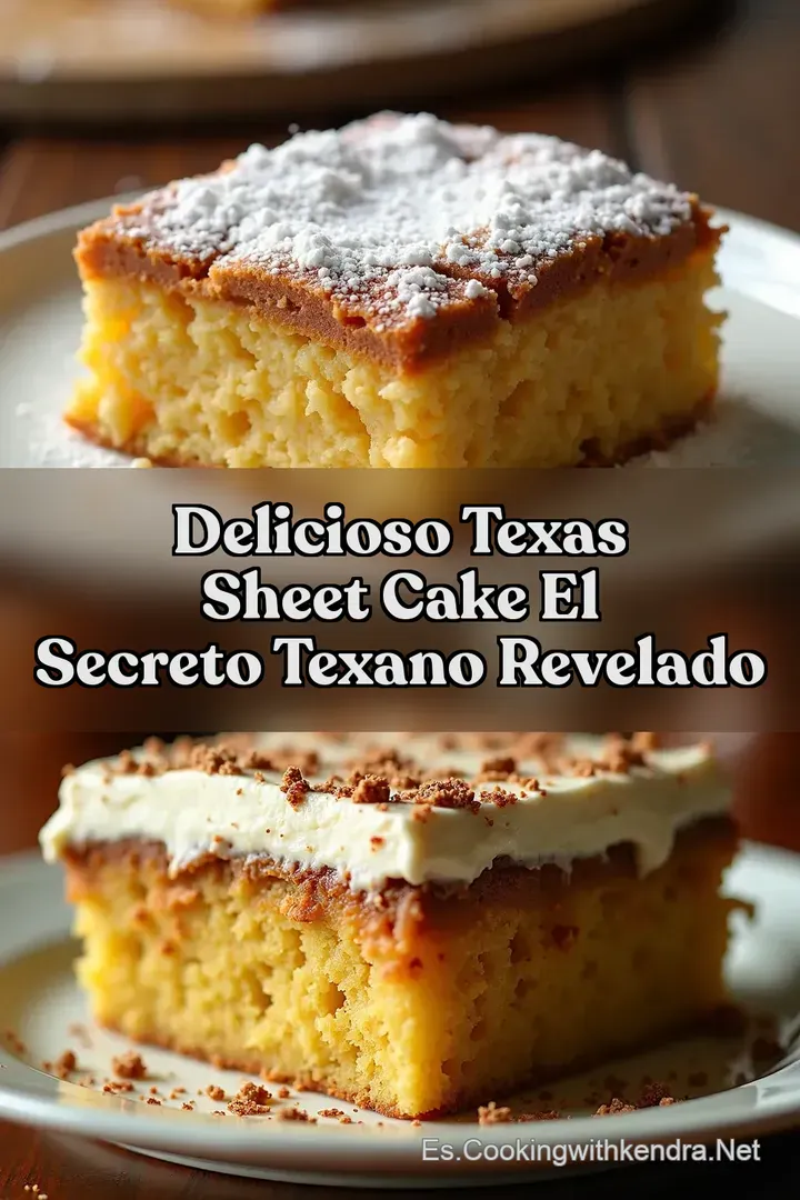 Delicioso Texas Sheet Cake El Secreto Texano Revelado