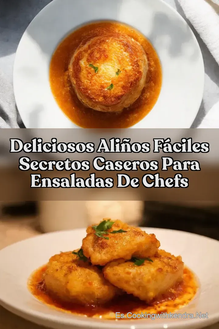 Deliciosos Ali&ntilde;os F&aacute;ciles Secretos Caseros Para Ensaladas De Chefs