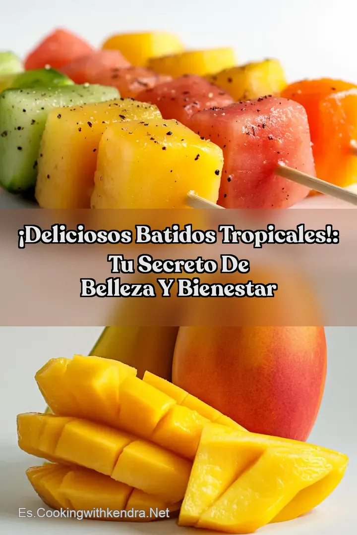&iexcl;Deliciosos Batidos Tropicales!: Tu Secreto de Belleza y Bienestar
