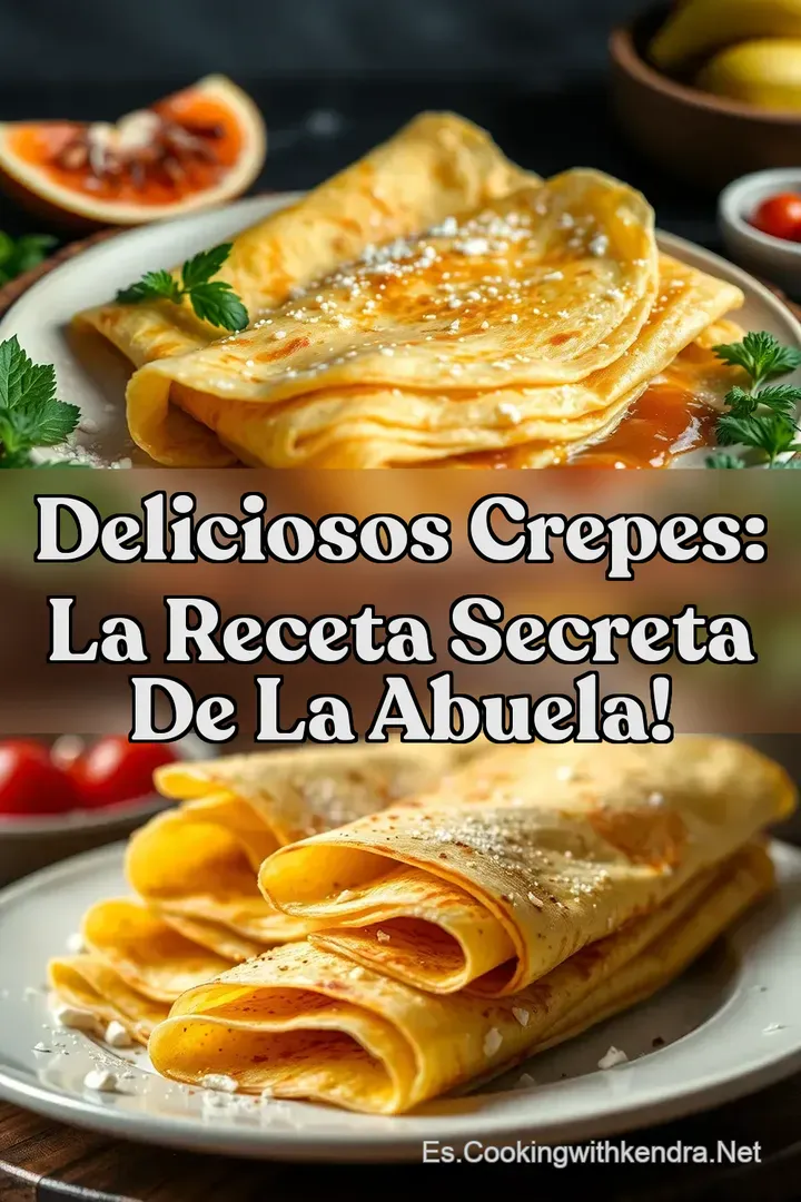 Deliciosos Crepes: La Receta Secreta de la Abuela!