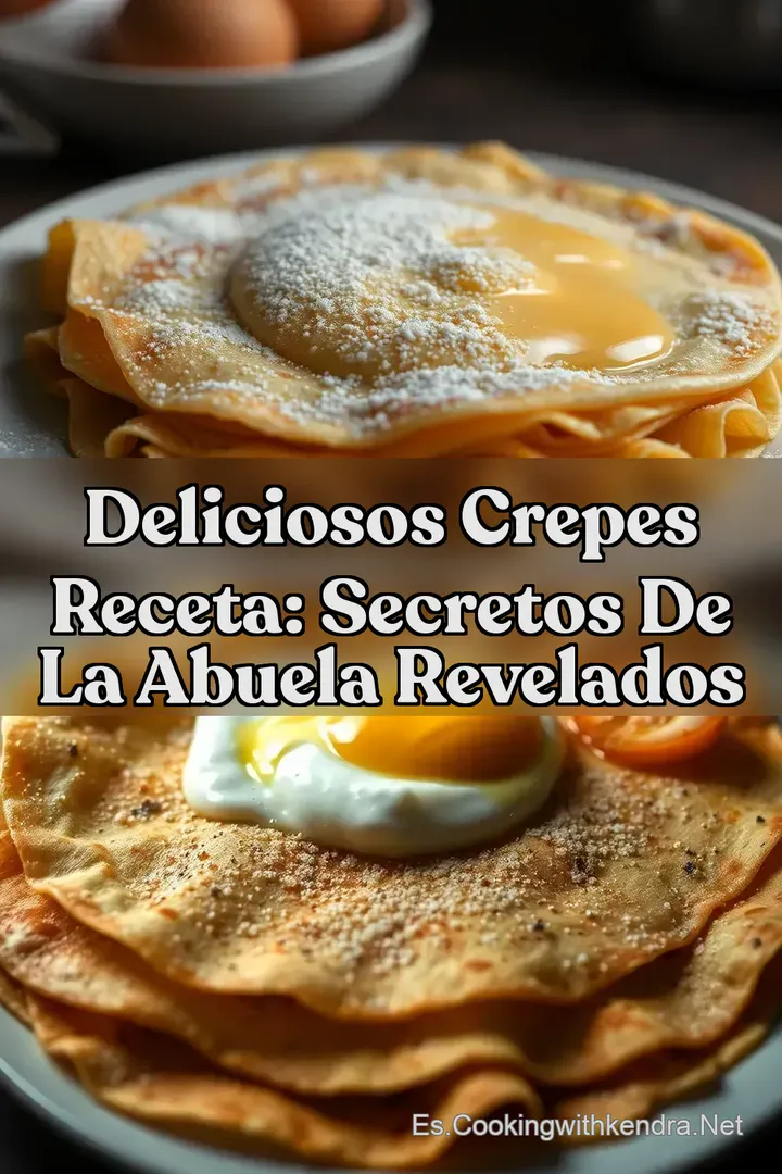 Deliciosos Crepes Receta: Secretos de la Abuela revelados