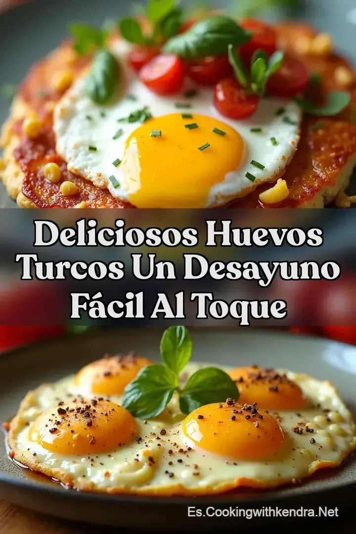 Deliciosos Huevos Turcos Un Desayuno F&aacute;cil Al Toque