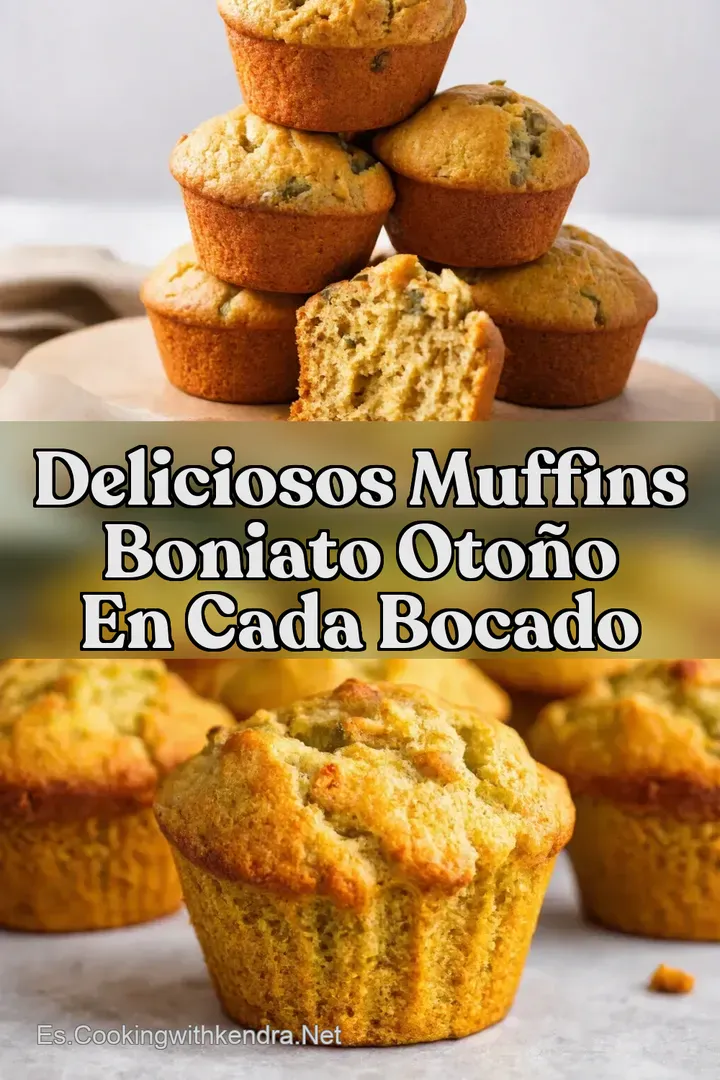 Deliciosos Muffins Boniato Oto&ntilde;o en Cada Bocado