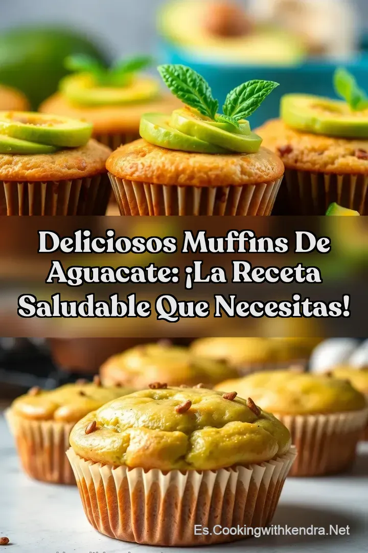 Deliciosos Muffins de Aguacate: &iexcl;La Receta Saludable Que Necesitas!