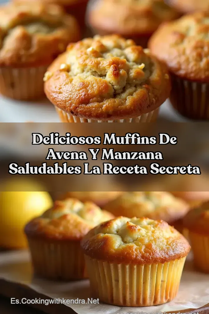 Deliciosos Muffins de Avena y Manzana Saludables La Receta Secreta