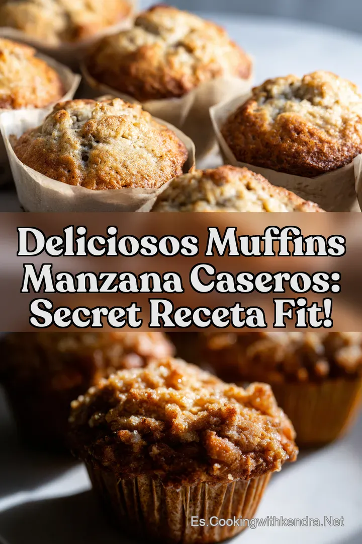Deliciosos muffins manzana caseros: Secret Receta Fit!