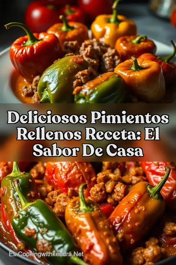 Deliciosos Pimientos Rellenos Receta: El Sabor de Casa