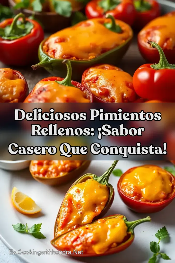 Deliciosos Pimientos Rellenos: &iexcl;Sabor Casero Que Conquista!