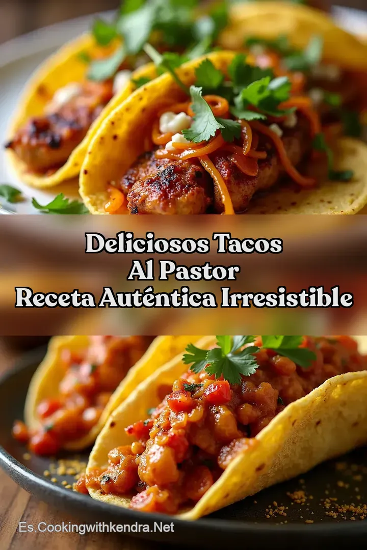 Deliciosos Tacos al Pastor Receta Aut&eacute;ntica Irresistible