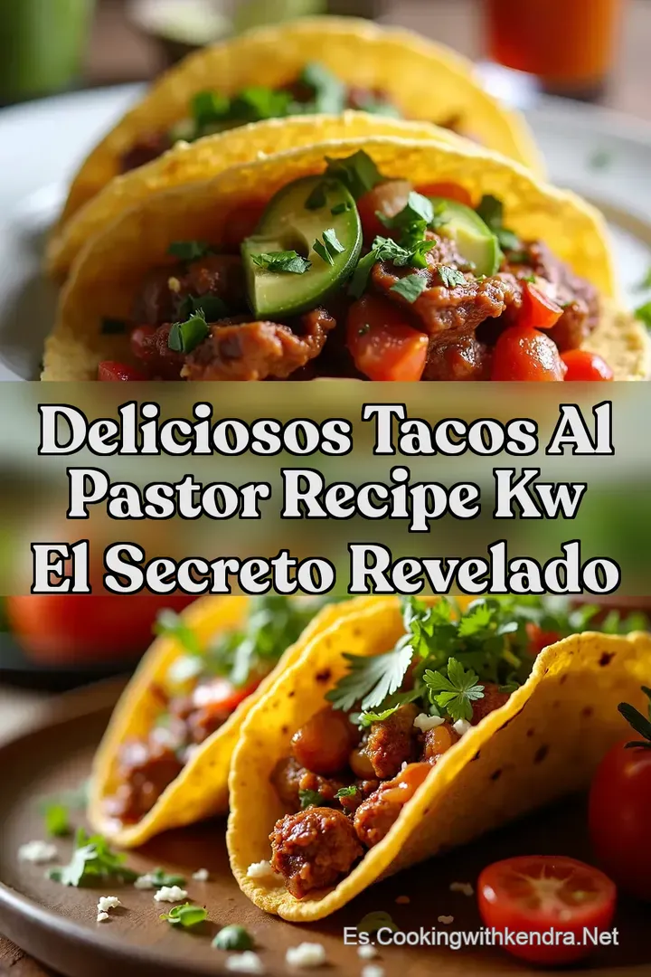 Deliciosos Tacos Al Pastor Recipe kw El Secreto Revelado