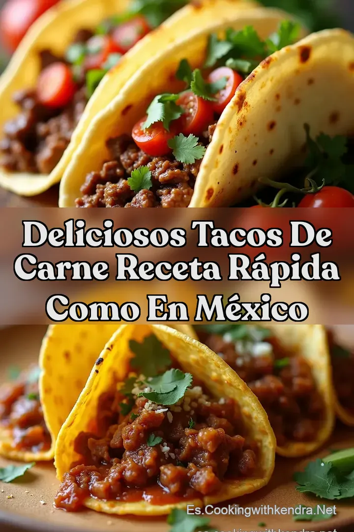 Deliciosos Tacos De Carne Receta R&aacute;pida Como En M&eacute;xico