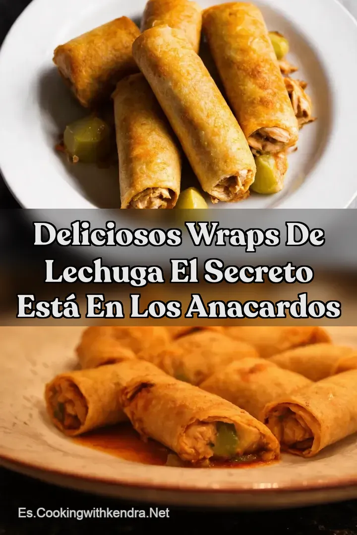 Deliciosos Wraps de Lechuga El Secreto est&aacute; en los Anacardos