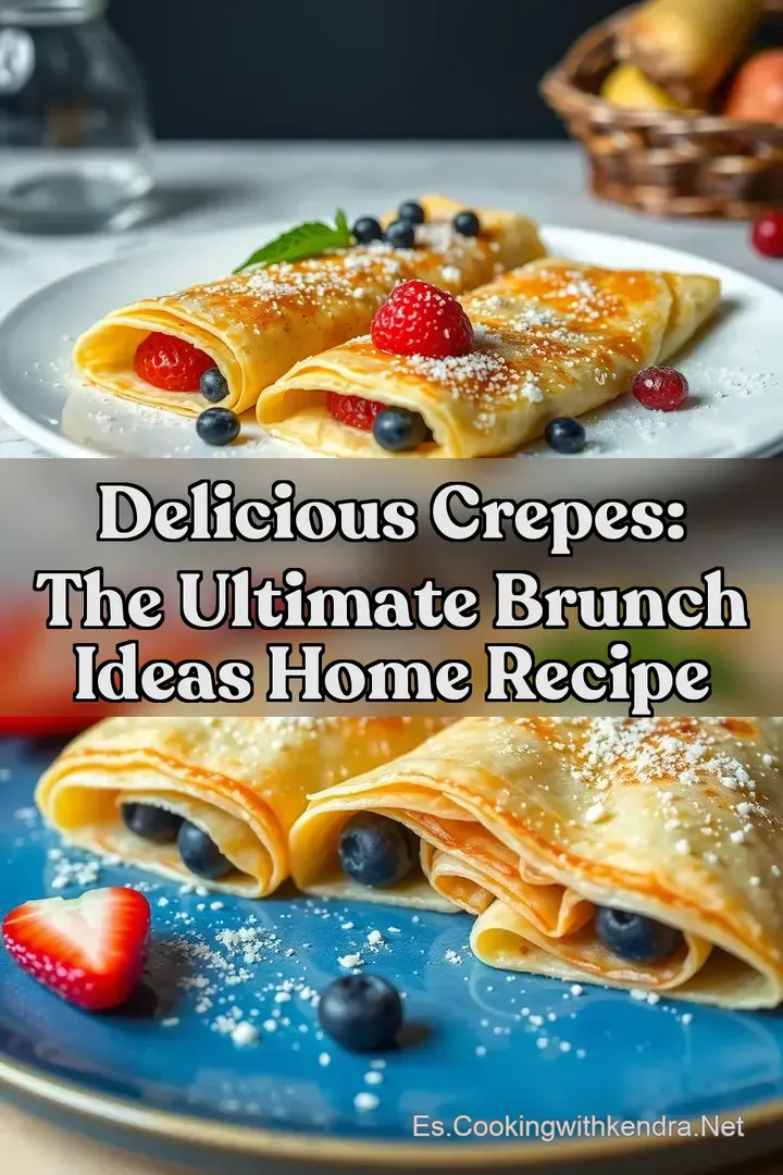 Delicious Crepes: The ULTIMATE Brunch Ideas Home Recipe